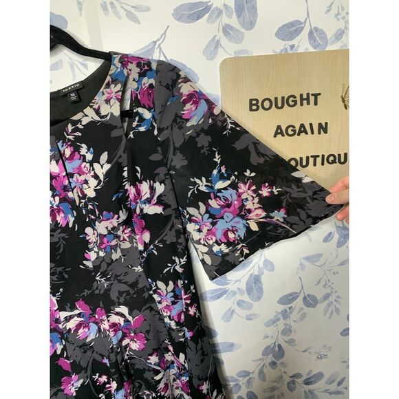 Torrid Size 10 Floral Short Sleeve Dress - Picture 4 of 8